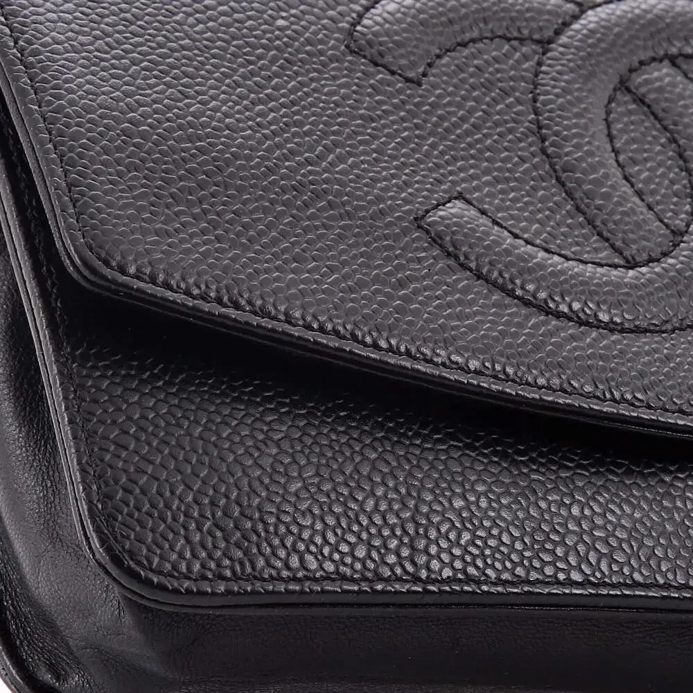 Chanel Timeless Wallet On Chain Caviar #229894C24B